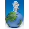''Igor / Olga" Engel Spardose Weltkugel