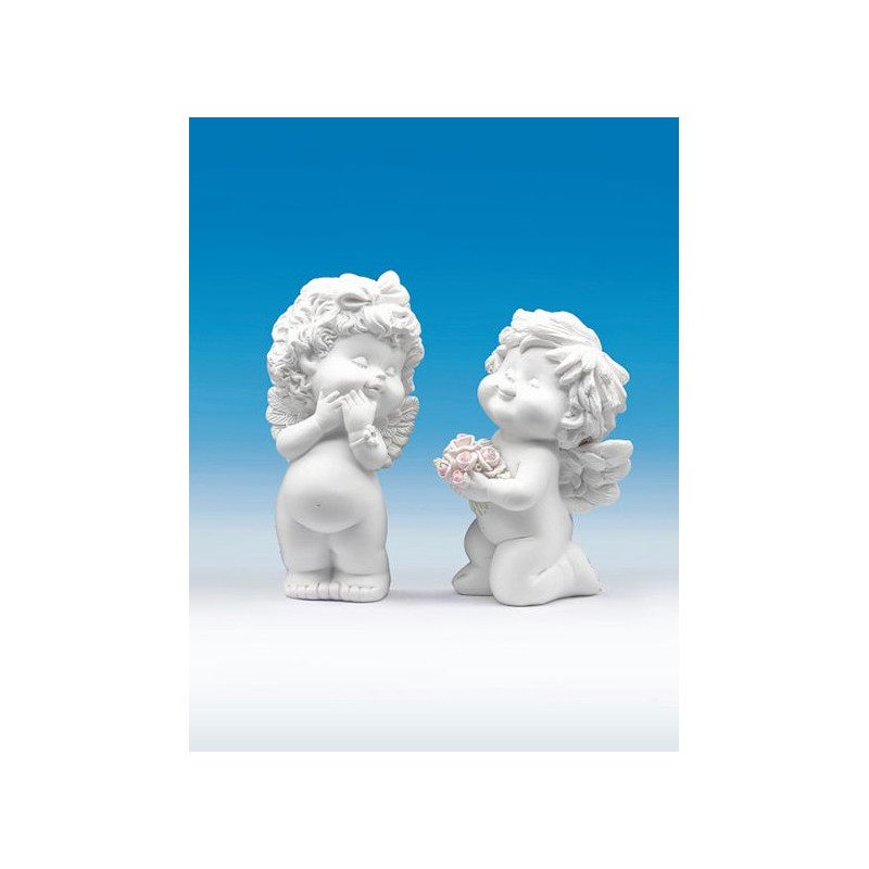 ''Igor & Olga'' Liebesengel mit Blumenstrauß